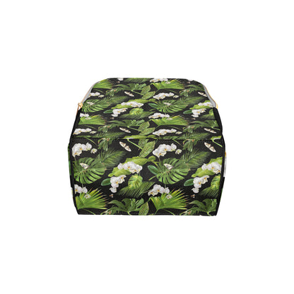 Tropical Flower Pattern Print Design TF026 Diaper Bag Backpack