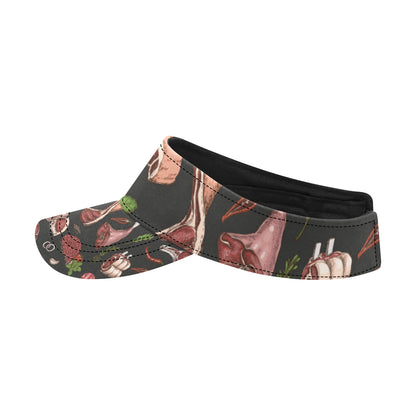 Meat Pattern Print Design 02 Unisex Sun Visor