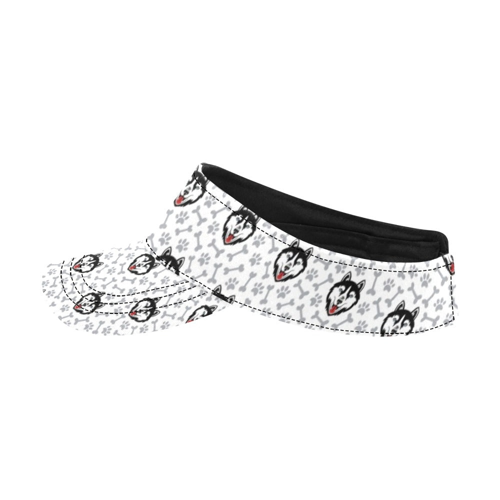 Siberian Huskies Print Design LKS305 Unisex Sun Visor