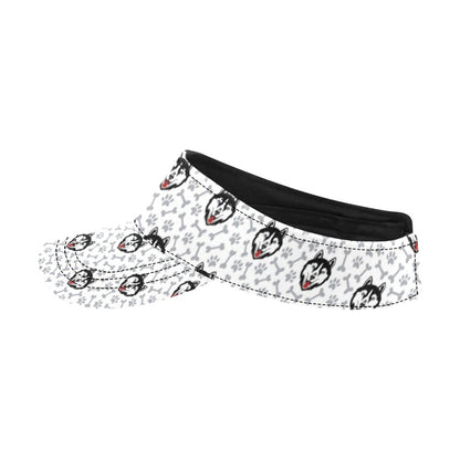 Siberian Huskies Print Design LKS305 Unisex Sun Visor