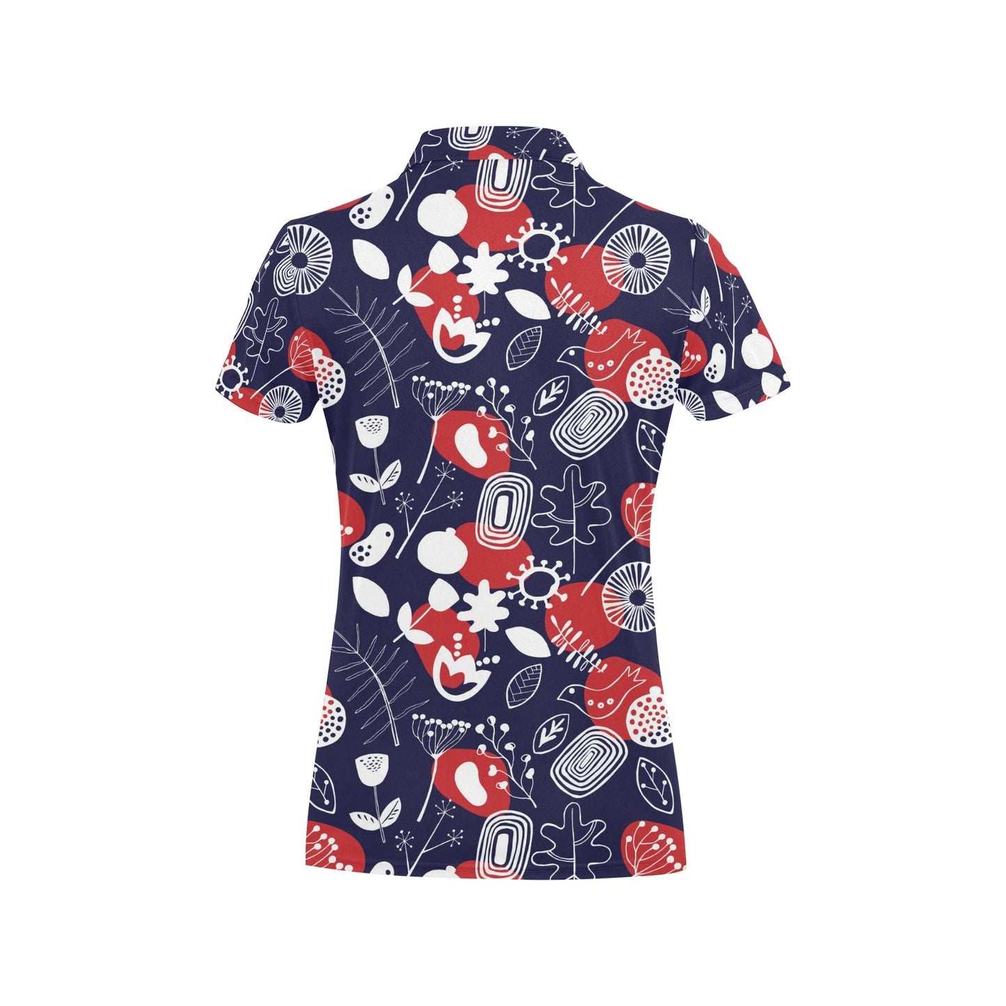 Nordic Pattern Print Design A02 Women's Polo Shirt