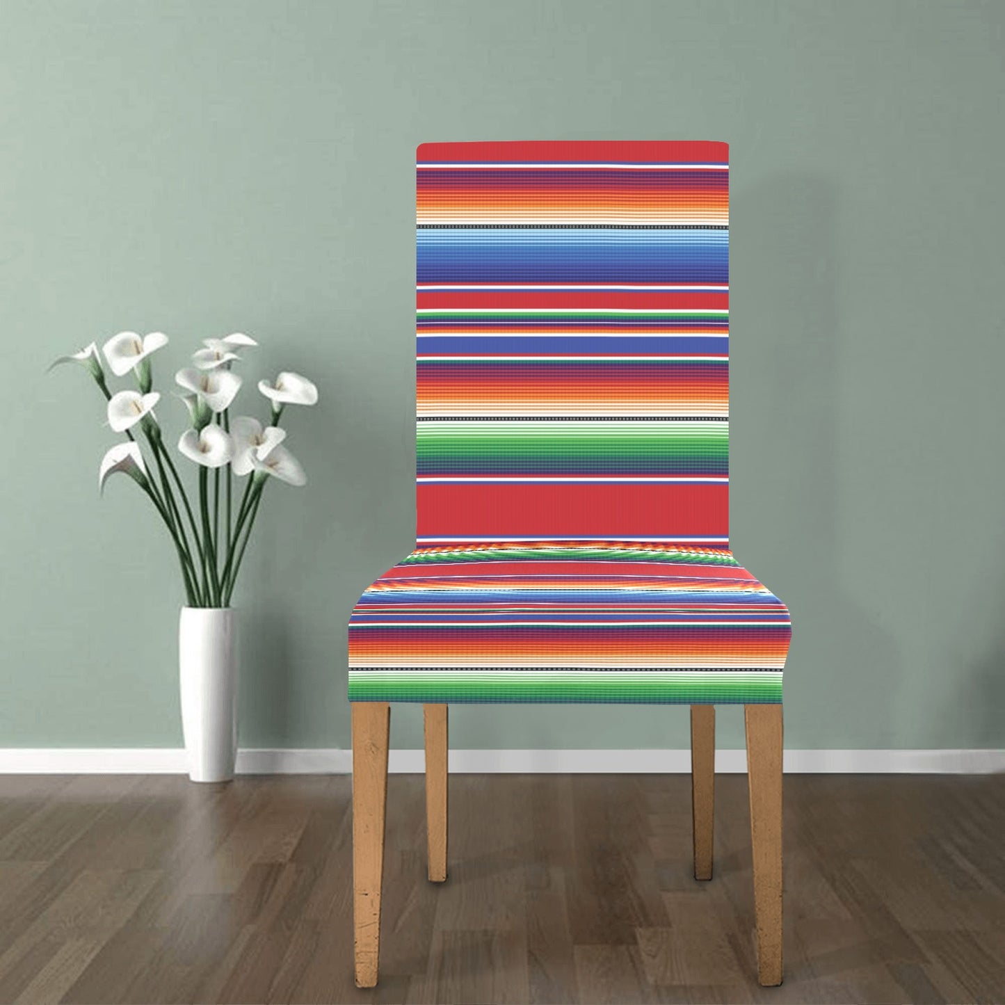 Serape Print Design LKS304 Dining Chair Slipcover