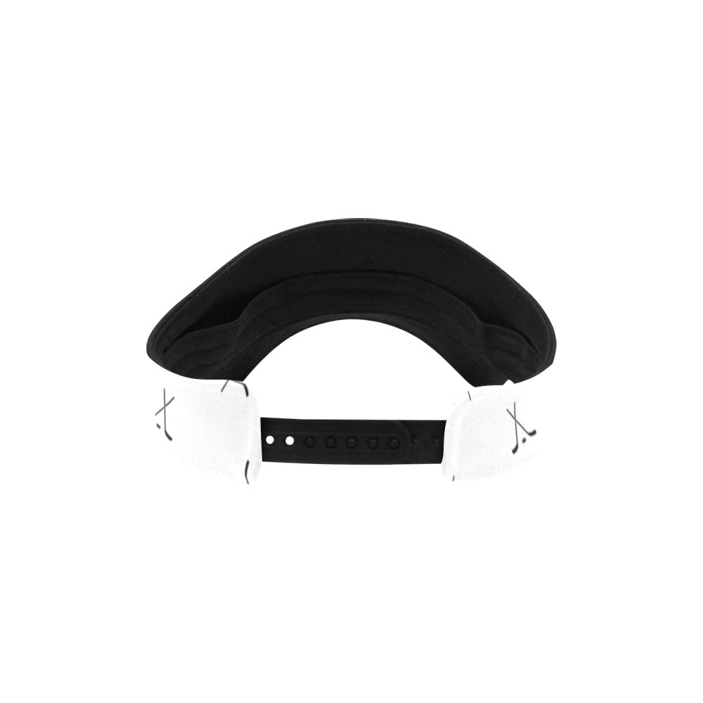 Hockey Print Design LKS304 Unisex Sun Visor
