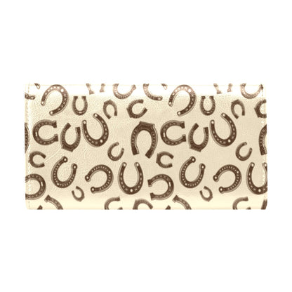Horseshoe Print Design LKS302 Women's Trifold Wallet