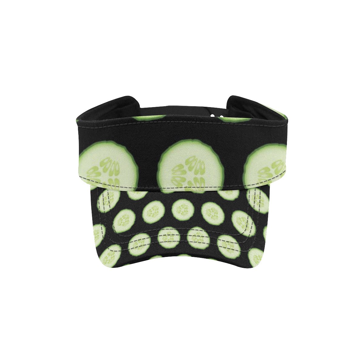 Cucumber Pattern Print Design CC02 Unisex Sun Visor