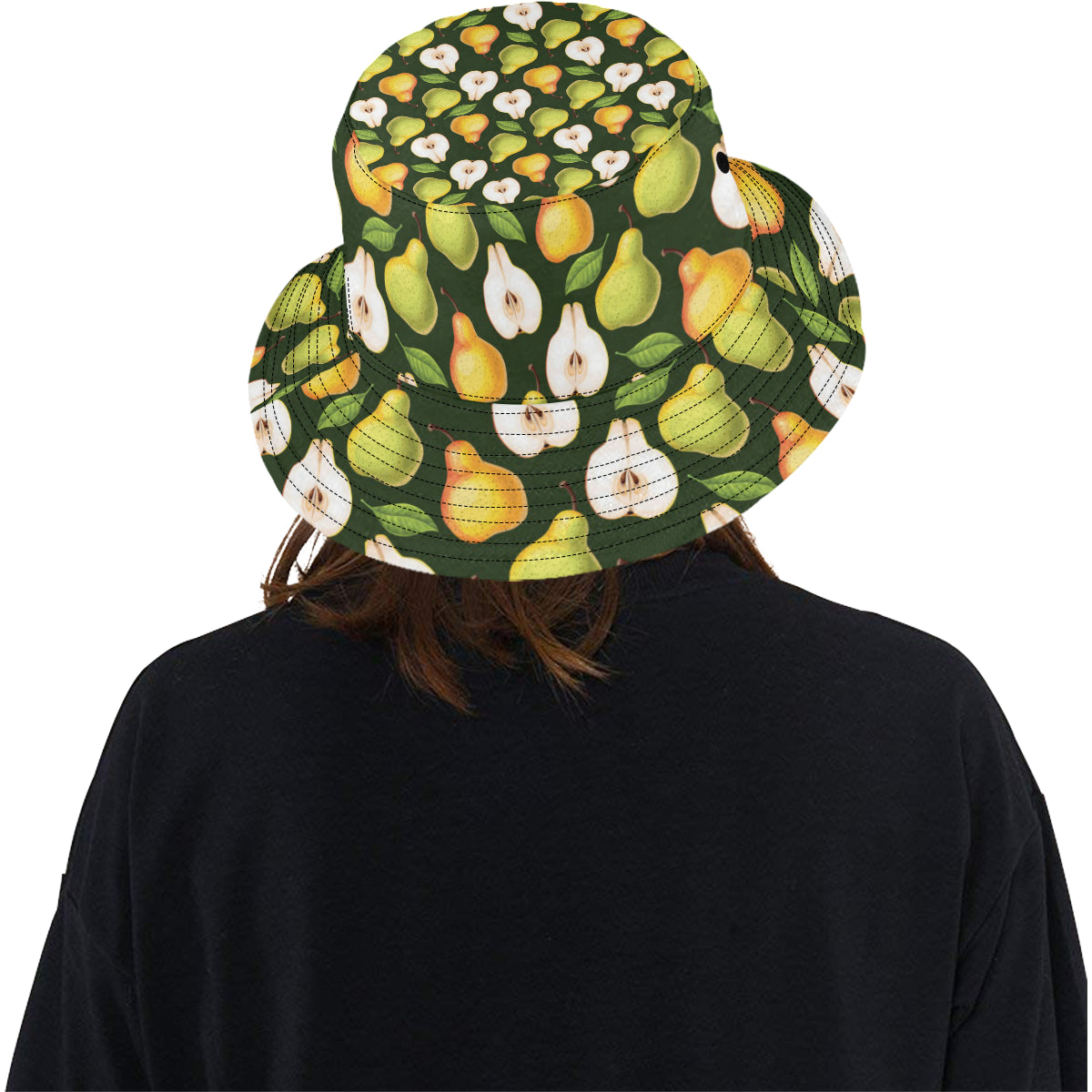 Pear Pattern Print Design PE06 Unisex Bucket Hat