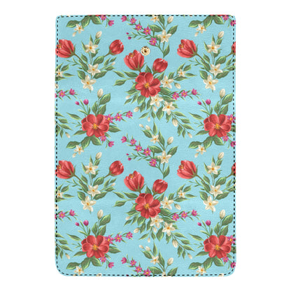 Summer Floral Pattern Print Design SF011 Women's Trifold Wallet