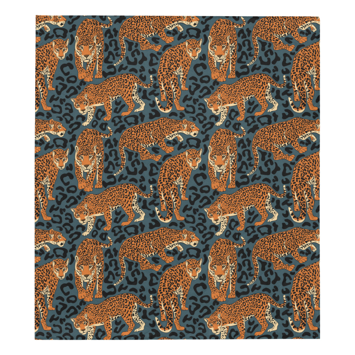 Jaguar Pattern Print Design 04 Premium Quilt
