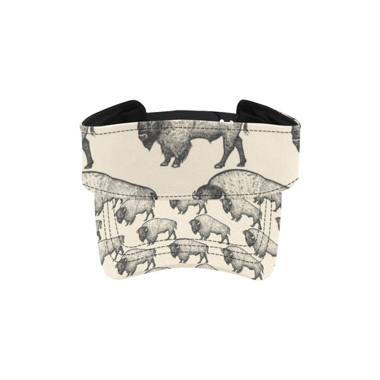 Bison Pattern Print Design 02 Unisex Sun Visor
