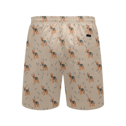 Yorkshire Terriers Print Design LKS305 Men's Swim Trunks Beach Shorts