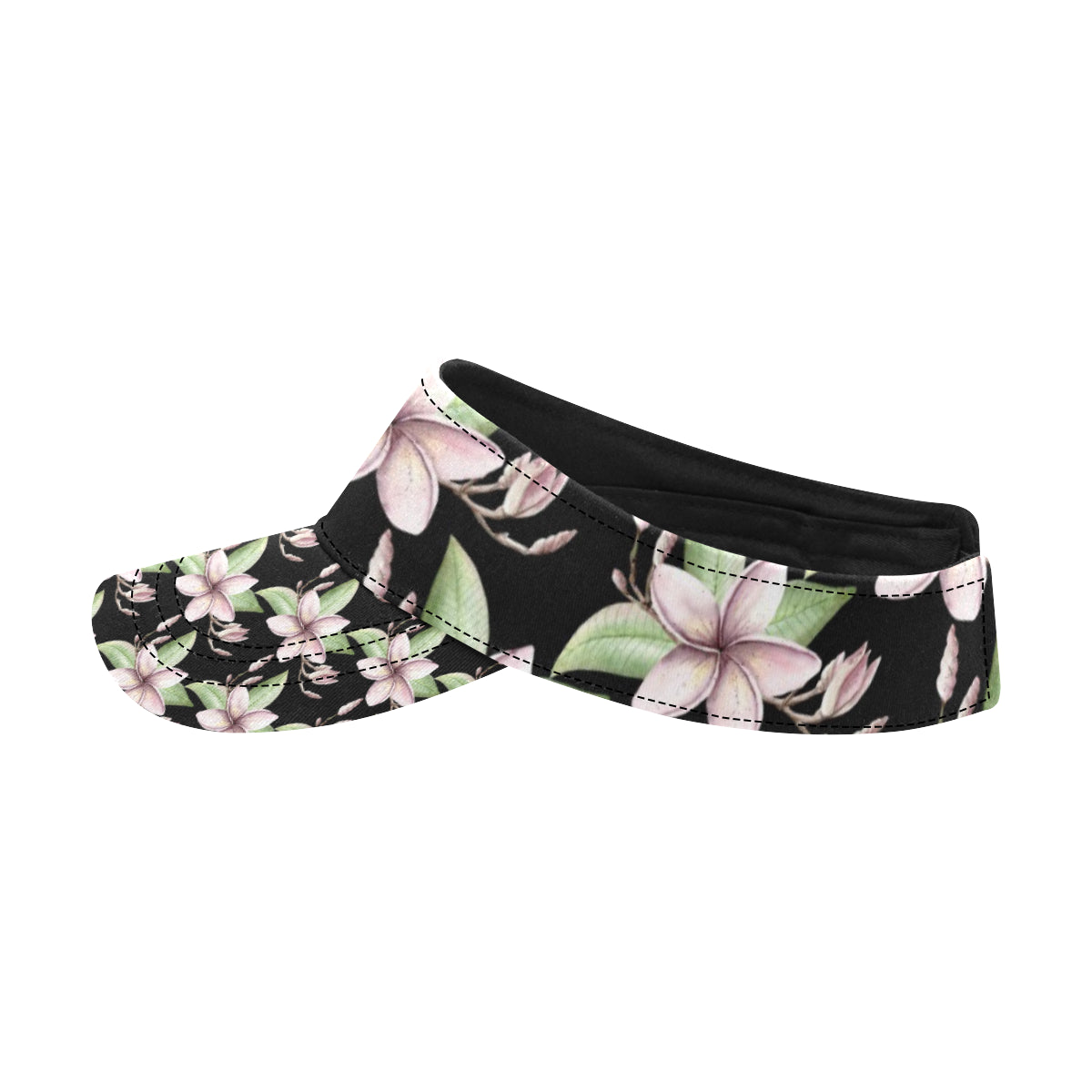Plumeria Pattern Print Design PM02 Unisex Sun Visor
