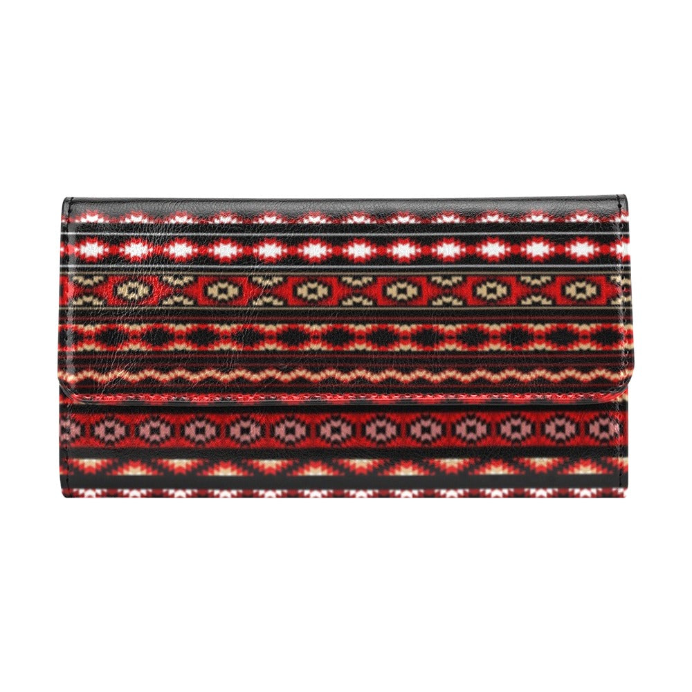 Southwestern Themed Women's Trifold Wallet