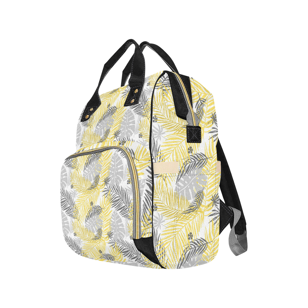 Palm Leaves Pattern Print Design PL012 Diaper Bag Backpack