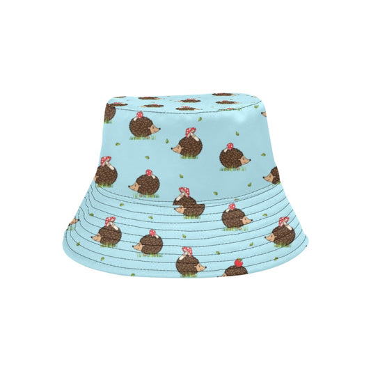 Hedgehog Print Design LKS402 Unisex Bucket Hat
