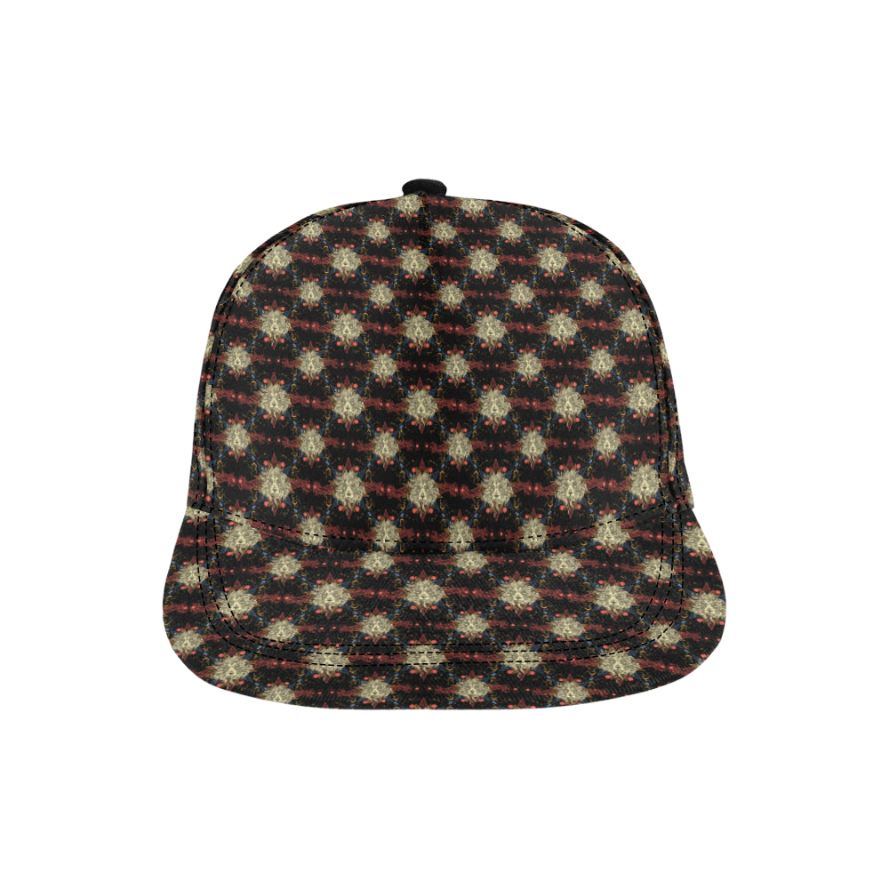 Zodiac Leo Pattern Design Print Snapback Cap