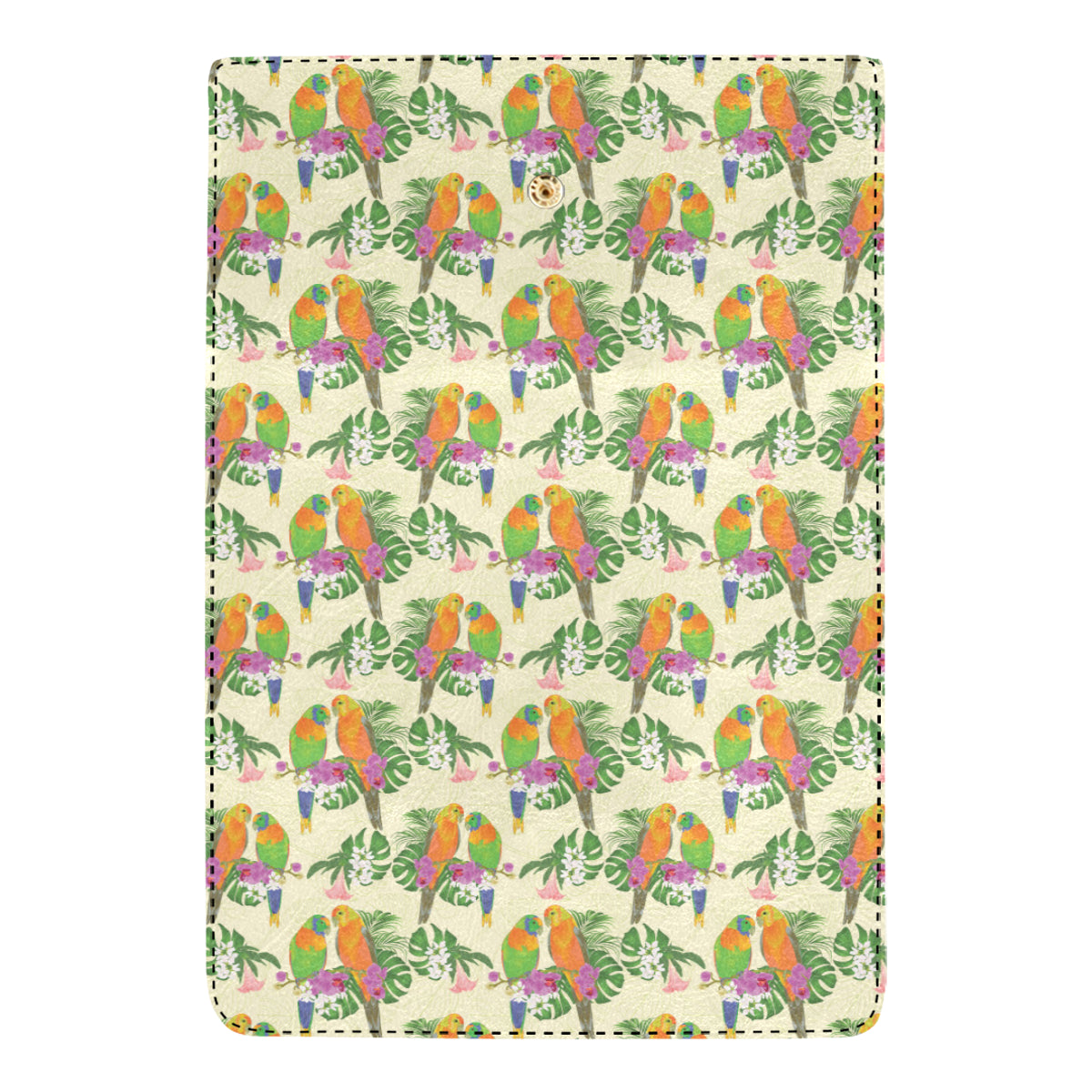 Conures Pattern Print Design 02 Women's Trifold Wallet