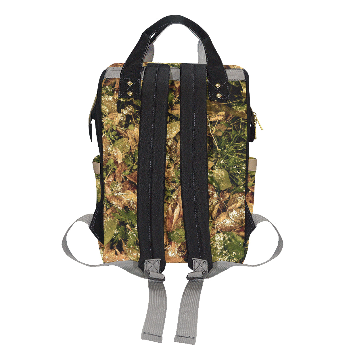 Camo Realistic Tree Forest Texture Print Diaper Bag Backpack
