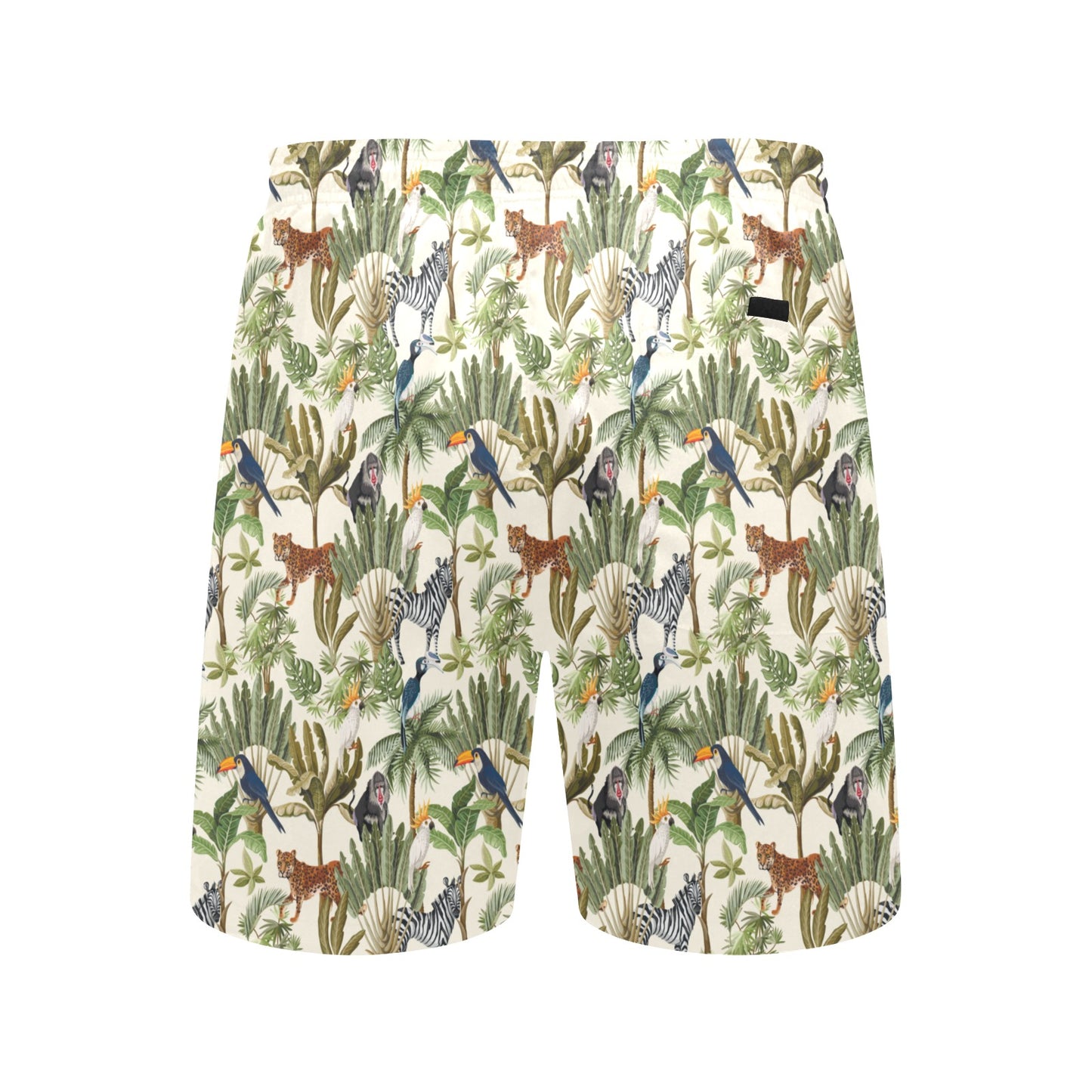 Safari Animal Print Design LKS304 Men's Swim Trunks Beach Shorts