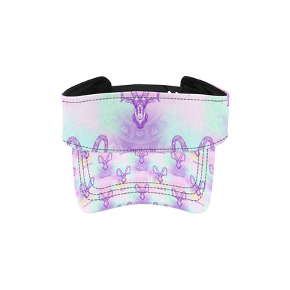 Capricorn Zodiac Pattern Print Design 02 Unisex Sun Visor