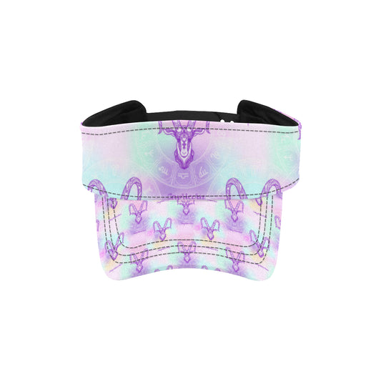 Capricorn Zodiac Pattern Print Design 02 Unisex Sun Visor
