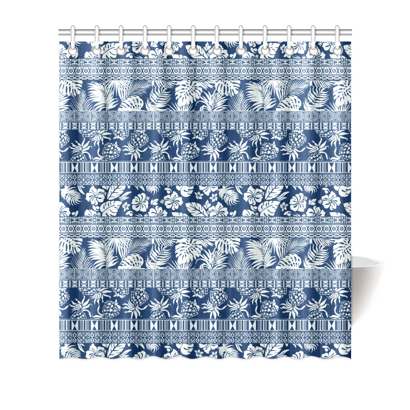 Hawaiian Themed Pattern Print Design H020 Shower Curtain
