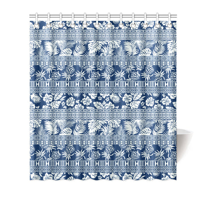 Hawaiian Themed Pattern Print Design H020 Shower Curtain