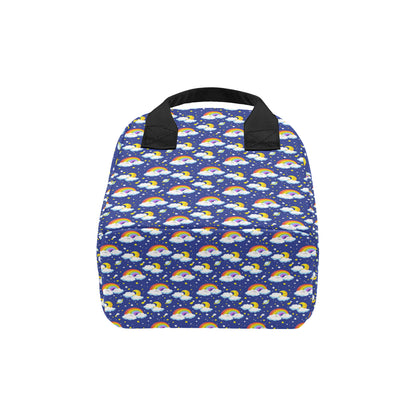 Rainbow Space Design Print Insulated Lunch Bag