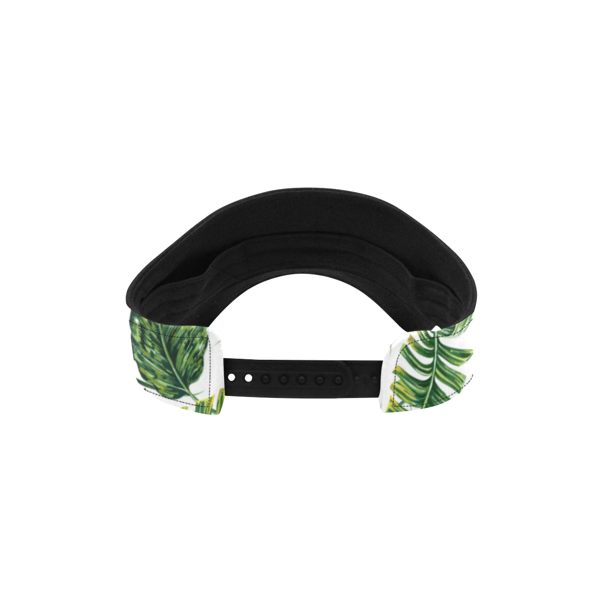 Green Pattern Tropical Palm Leaves Unisex Sun Visor