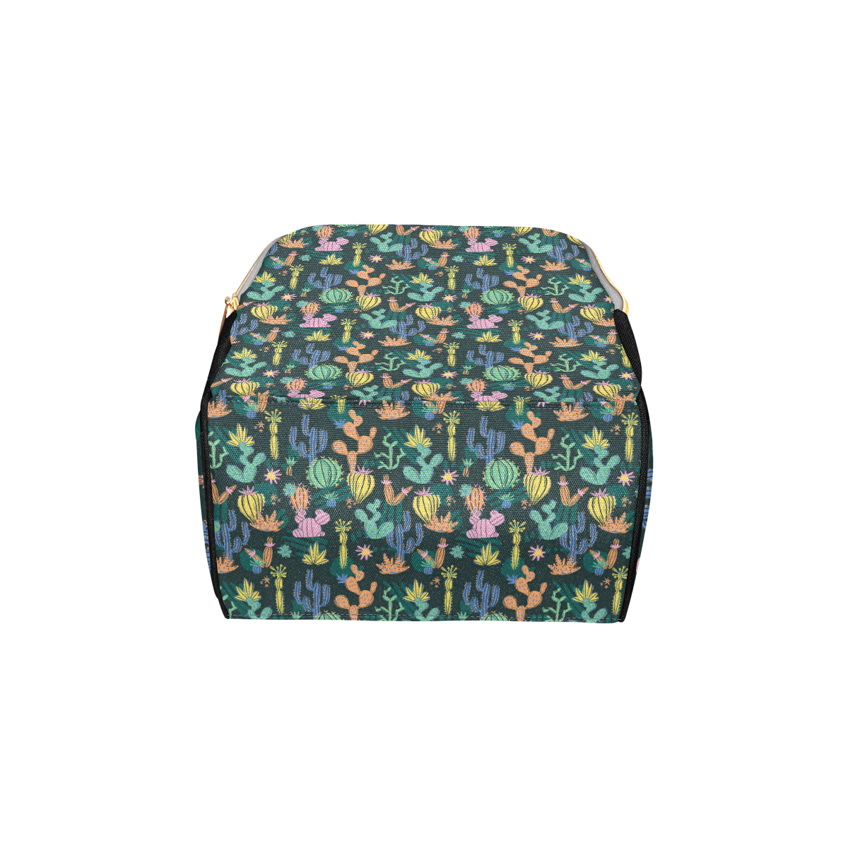 Cactus Pattern Print Design 05 Diaper Bag Backpack