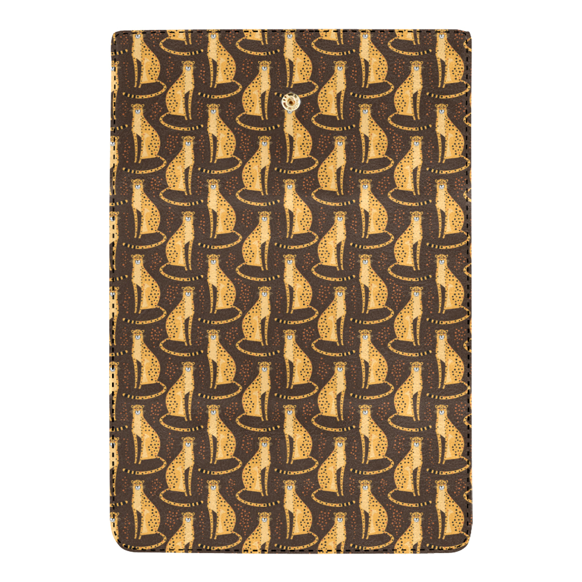 Cheetah Pattern Print Design 03 Women's Trifold Wallet
