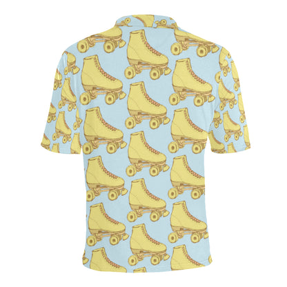 Roller skate Pattern Print Design A03 Men Polo Shirt