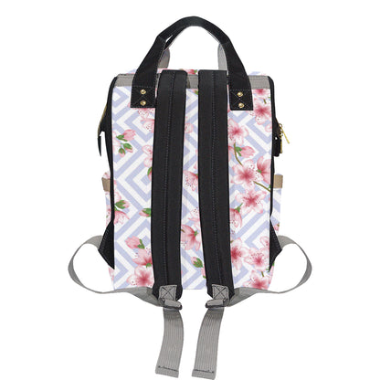 Cherry Blossom Pattern Print Design CB07 Diaper Bag Backpack
