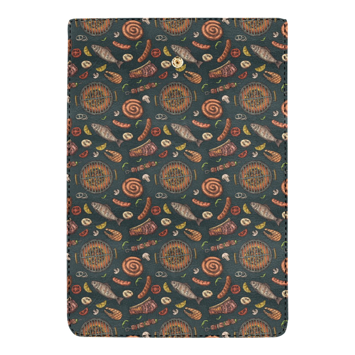 Barbecue Pattern Print Design 02 Women's Trifold Wallet