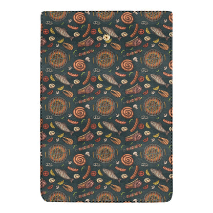 Barbecue Pattern Print Design 02 Women's Trifold Wallet