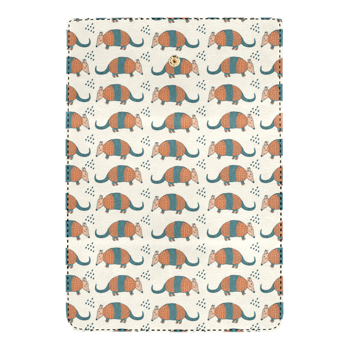 Armadillo Pattern Print Design 01 Women's Trifold Wallet