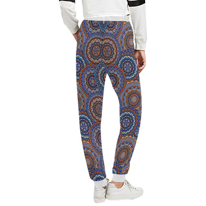 Mandala Boho Chic Design Print Unisex Sweatpants