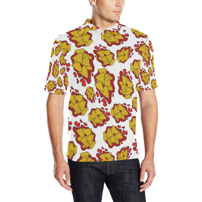 Nachos Pattern Print Design A03 Men Polo Shirt