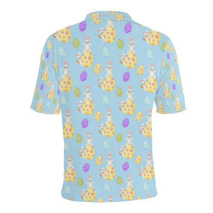 Easter Eggs Pattern Print Design RB015 Men Polo Shirt