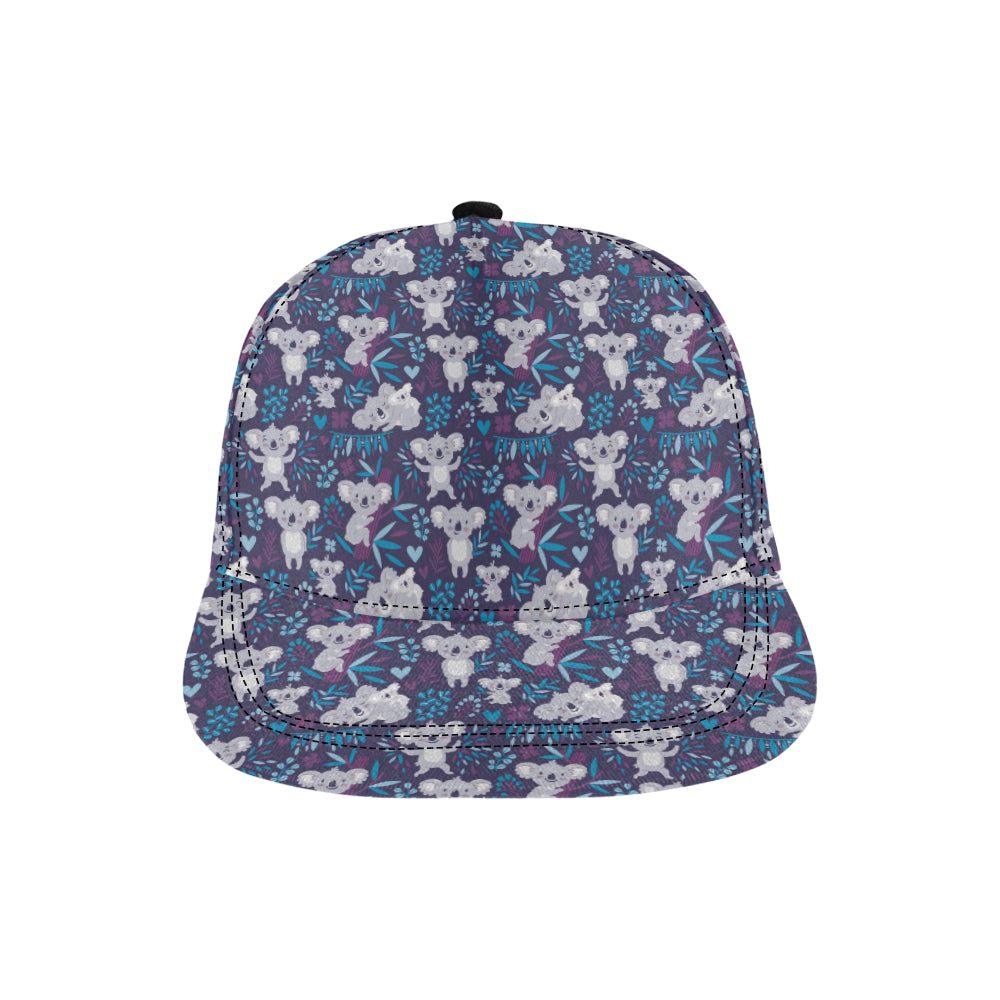 Koala Cute Themed Design Print Snapback Cap