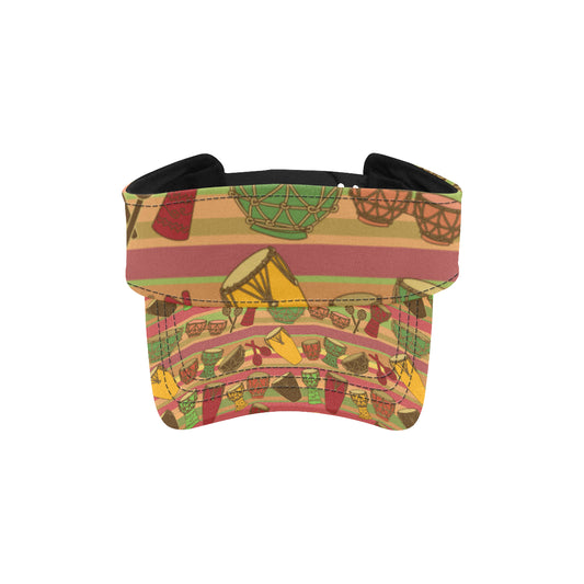 Percussion Pattern Print Design 01 Unisex Sun Visor