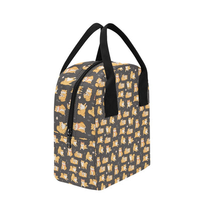 Shiba Inu Print Design LKS309 Insulated Lunch Bag