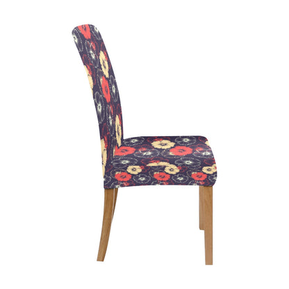 Tropical Flower Print Design LKS302 Dining Chair Slipcover