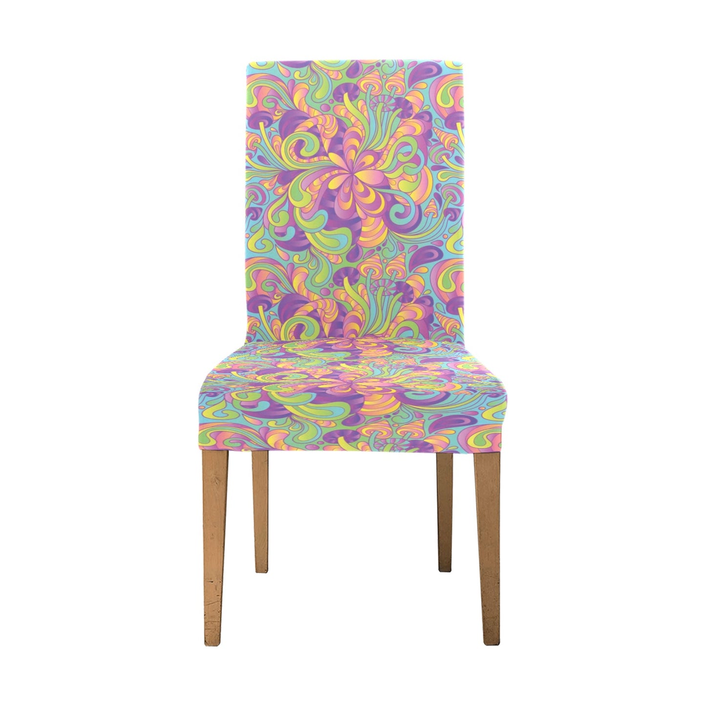 Trippy Print Design LKS306 Dining Chair Slipcover