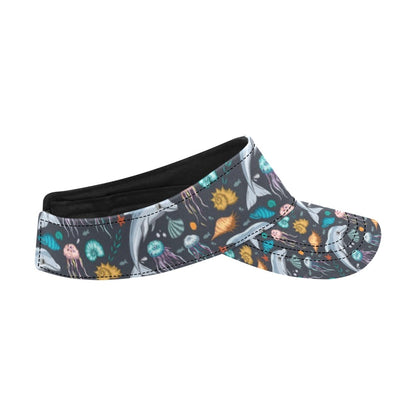 Underwater Dolphin Print Design LKS304 Unisex Sun Visor