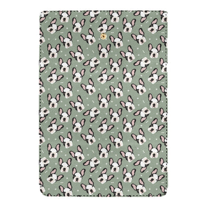 Boston Terrier Pattern Print Design 05 Women's Trifold Wallet