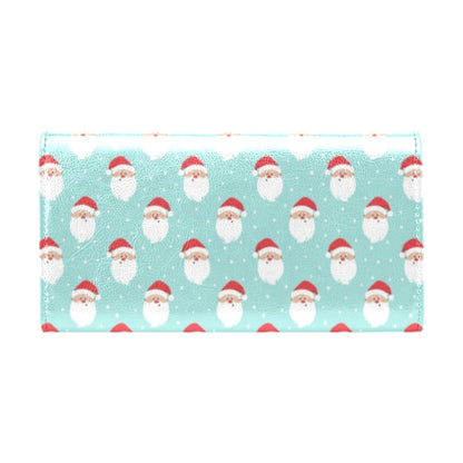 Santa Print Design LKS308 Women's Trifold Wallet