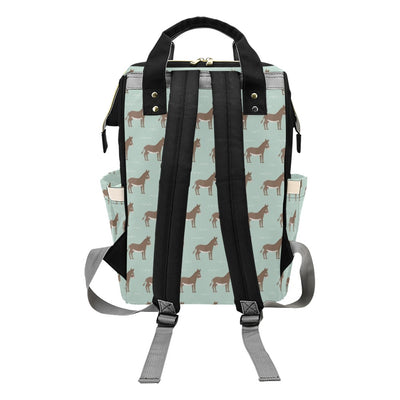 Donkey Print Design LKS402 Diaper Bag Backpack