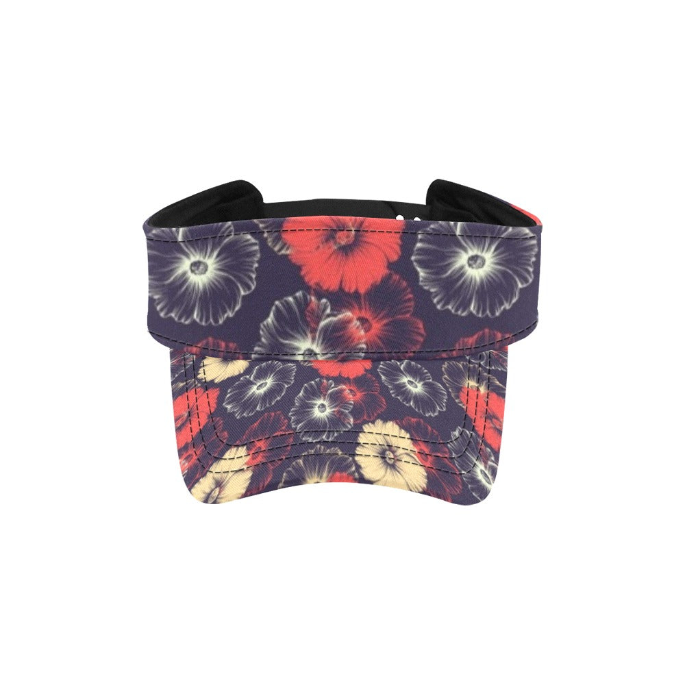 Tropical Flower Print Design LKS302 Unisex Sun Visor
