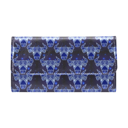 Taurus Print Design LKS302 Women's Trifold Wallet