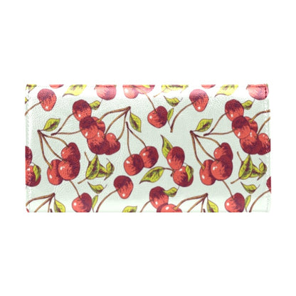 Cherry Hand Draw Women's Trifold Wallet